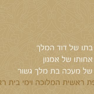 נשים בתנך – קלפי מודעות לנשים