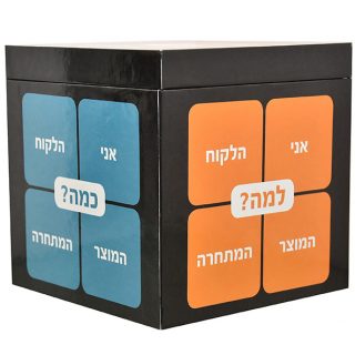 מודל הקוביה – קלפים למיקוד עסקי